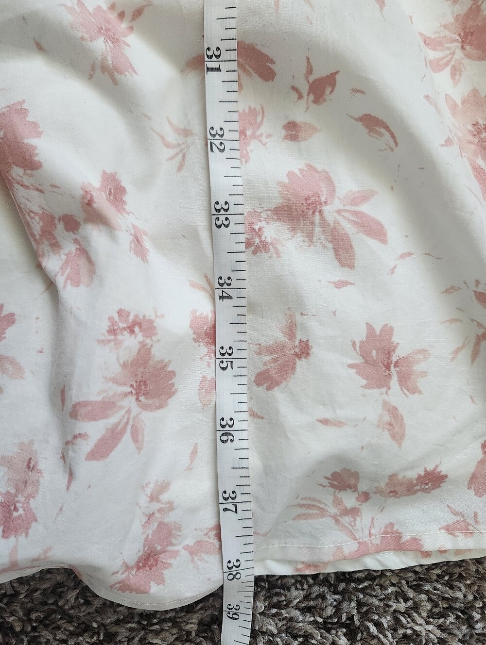 Torrid Size 22 Corset Detail Adjustable Strap Mini Dress White With Pink Floral - Picture 8 of 10